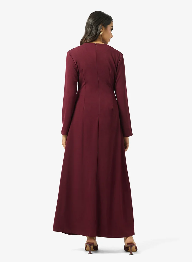 خزانة Dress With Drape Waist